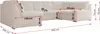 Sofa XXL U-Form Beige, Wohnlandschaft U Form mit Produktbild-Vorschau 12