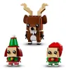 LEGO 40353 Brickheadz: Reno, Elfo e Elfillo, decorazioni e Anteprima dell’immagine prodotto 8