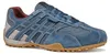 Geox Snake Original Herrenschuhe sportlicher Schnürer Blau Productafbeelding-voorbeeld 27