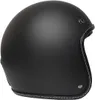 Casco Bogo 4 Finale in pelle, modello jet, nero opaco, Anteprima dell’immagine prodotto 3