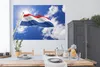 MuchoWow® Poster Die Flagge der Niederlande weht am Himmel Produktbild-Vorschau 3