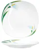 6x Bílý talíř Calla porcelán 6 osob květinové nádobí bílé Náhled obrázku produktu 3