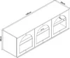 Table TV 'Trorhun' avec 6 compartiments ouverts 140 x 38 x Voir les images du produit 4