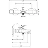 Mexen Nox thermostatische Wannenbatterie, Chrom - 77350-00 Produktbild-Vorschau 2