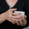 Vintage Hase Mittelfinger Knuckle Öffnungsring Paare Produktbild-Vorschau 5