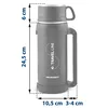 Berdsen Vakuová termoska 1500 ml BD-781 černá Náhled obrázku produktu 7