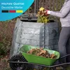 NYVI Gartenkomposter NYVIGreen 87x75x75 cm Anthrazit - Produktbild-Vorschau 5