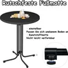 TRMLBE Ø 80 cm Stehtisch Klappbar Bartisch Gastronomie Rund Produktbild-Vorschau 6