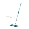 A disassembled mop with its cleaning pad shown separately on a white background. Produktbild-Vorschau