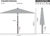 Madison Parasol Elba 300 cm Gris Voir les images du produit 5