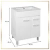 Stamar | Badezimmerschrank, mit Waschbecken, 60 cm, Produktbild-Vorschau 11