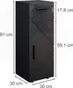 Midischrank Vicco Irma Anthrazit Hochglanz 30 x 81 cm, Produktbild-Vorschau 3