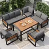Garten-Lounge-Set 8 Personen 7-teilig – Sitzgruppe aus Produktbild-Vorschau 3