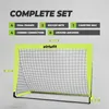 VirtuFit Pop-Up Fußballtore Set 120 x 90 cm mit Tragetasche Produktbild-Vorschau 3