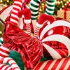 Weihnachtsdeko „Wichtel Beine“ 40 × 24 × 2,5 cm | Rot Weiß Produktbild-Vorschau 2