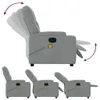 A recliner massage chair shown in multiple positions. Produktbild-Vorschau