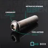 AG-BOX Linsenkopfschrauben M6x30 mit Innensechsrund ISO Produktbild-Vorschau 3