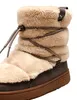 Botas de invierno para mujer Puma Snowbae Suede, forradas, Vista previa de la imagen del producto 10