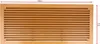 Lüftungsgitter Kunststoff Ausführung Buche 290mm x 125mm Produktbild-Vorschau 4