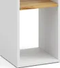 Scaffale Vicco Tomy Rovere bianco/dorato 30 x 74 cm con 2 Anteprima dell’immagine prodotto 5