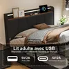 Postel s úložným prostorem, 160 x 200 cm, 7barevné LED Náhled obrázku produktu 6