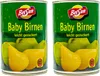 BelSun Ganze Baby Birnen leicht gezuckert 2 Dosen ATG 200g Produktbild-Vorschau 1