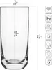 KROSNO Glamour Skleničky Long Drink, Sada 6, 360 ml Náhled obrázku produktu 3