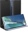Galaxy Note 20 Case, Slim Flip Leather Case with Window and Voir les images du produit 1