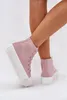 Damen Sneaker Auf Plattform Big Star RR274739 Rosa 38 Produktbild-Vorschau 5