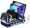 4smarts Ladestation Team 100W 5C/1A inkl. 6 Kabel, navy Produktbild-Vorschau 1