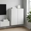vidaXL Szafka ścienna, 59 x 31 x 60 cm, płyta wiórowa, Podgląd zdjęcia produktu 2