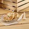1.000 Coltelli in legno monouso 16,5 cm Posate monouso Anteprima dell’immagine prodotto 3