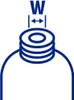 Hünersdorff Spenderflasche 250 ml, rund LD-PE, natur Produktbild-Vorschau 6