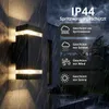 Grafner Aluminium Wandlampe schwarz, IP44, 2x GU10 Fassung, Produktbild-Vorschau 3