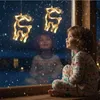 LED Christmas Star Window Lights 2 sztuki ciepłe białe Podgląd zdjęcia produktu 8