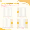 PawHut Treppenschutzgitter Absperrgitter ohne Bohren 76-102 Produktbild-Vorschau 4