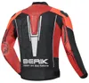 Berik Street motorjas, leren, zwart/rood, maat 52 Productafbeelding-voorbeeld 2