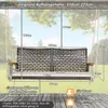 COSTWAY Panca a dondolo a 2 posti fino a 360 kg, panca Anteprima dell’immagine prodotto 3