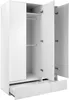 Armoire IMAGE 60B - blanc mat - 3 portes + 2 tiroirs - Voir les images du produit 5