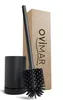 ovimar Toilettenbürste Hugla schwarz matt | Silikon Produktbild-Vorschau 1