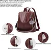OKWISH Rucksack Laptoprucksack Schulrucksack Lederrucksack Produktbild-Vorschau 8