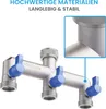Bächlein Y-Verteiler 3-Wege Y-Verteiler mit 3 Absperrhähnen Produktbild-Vorschau 5