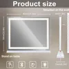 VANITII Hollywood Schminkspiegel 80cm x 58cm mit LED Produktbild-Vorschau 6