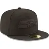 New Era 59Fifty Cap - NFL BLACK Seattle Seahawks - 7 1/4 Produktbild-Vorschau 2