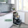 cassetto telescopico bremermann da 45 cm con ripiano, Anteprima dell’immagine prodotto 2