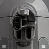 A close-up view of a gray plastic connector with two black circular openings. Anteprima dell’immagine prodotto