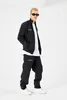 Jogginghose Oversize Fit Polyamid Trainingshose L Schwarz Produktbild-Vorschau 2