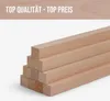 10er-Set Holzleisten - Buche gehobelt - 25 x 25 x 500 mm Produktbild-Vorschau 4
