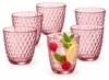 Set von Bormioli Rocco Slot lila Glas Becher geprägt 290 ml Produktbild-Vorschau 2