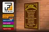 Holzschild Spruch 20x30cm mein Grillrezept zuerst ein Bier Produktbild-Vorschau 3